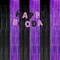 3-Pack Purple & Black Foil Fringe Curtains Graduation & Party Backdrop Decorations